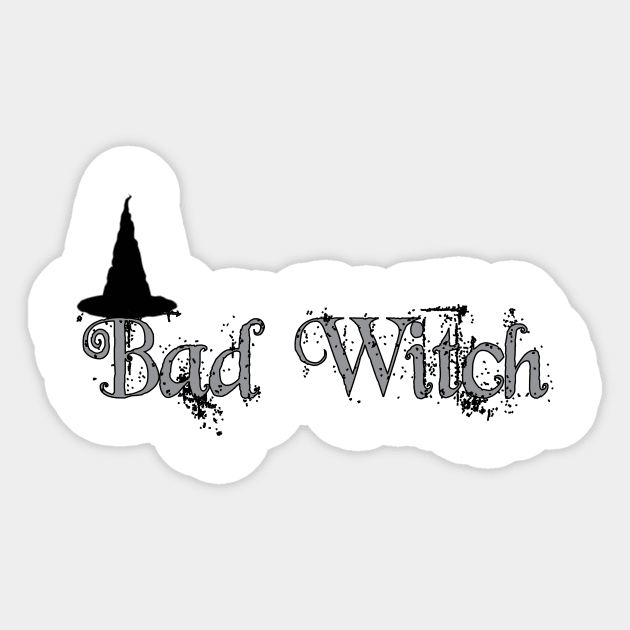 Bad Witch Sticker by TheLeopardBear